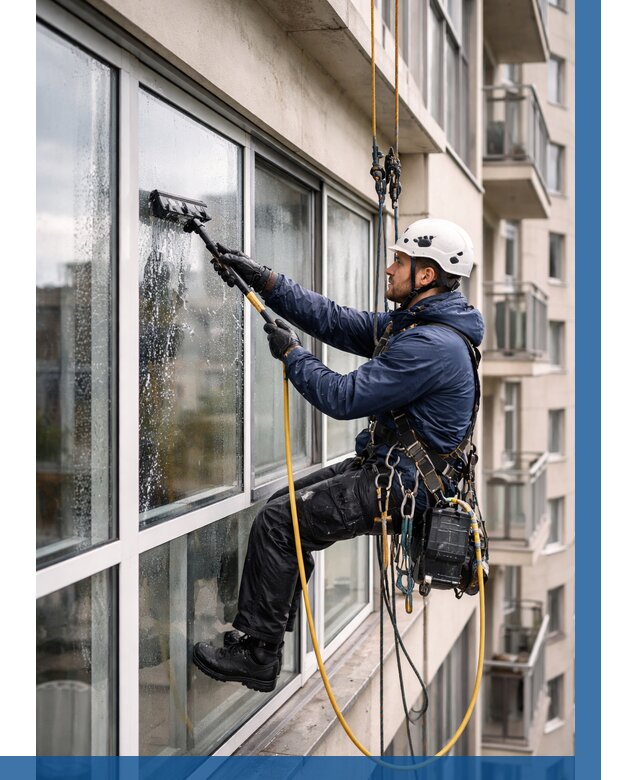 Мойка балконного остекления в Бийске от 3635 р. | ВЫСОТНИК-Бск