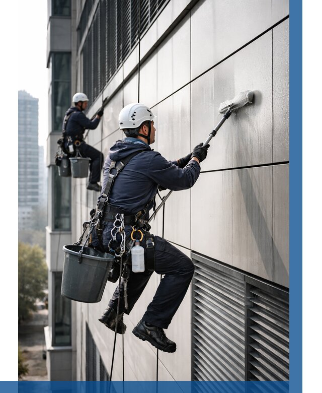 Мойка вентилируемого фасада в Бийске от 260 р. | ВЫСОТНИК-Бск