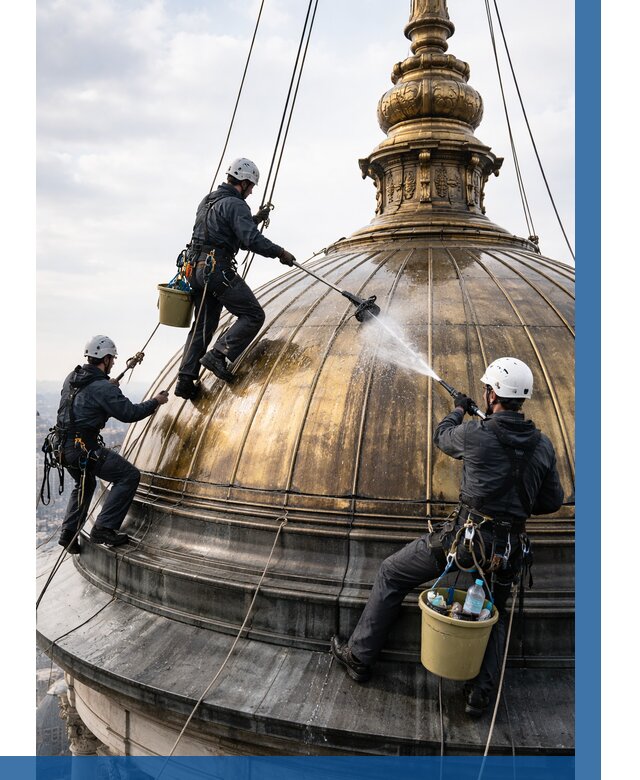 Мойка куполов и шпилей в Бийске от 8310 р. - заказать | ВЫСОТНИК-Бск