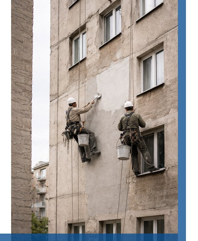 Косметический ремонт фасада в Бийске от 1143 р. | ВЫСОТНИК-Бск