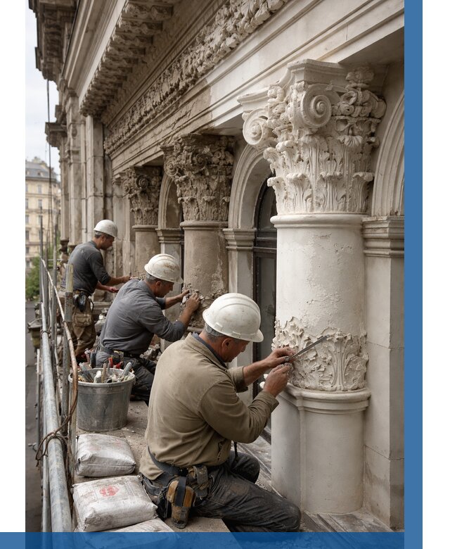 Реставрация фасадной лепнины в Бийске от 2597 р. | ВЫСОТНИК-Бск