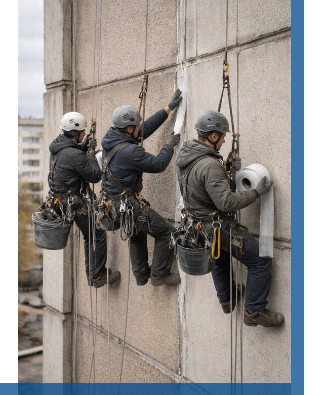 Ремонт межпанельных швов в Бийске от 779 р. | ВЫСОТНИК-Бск