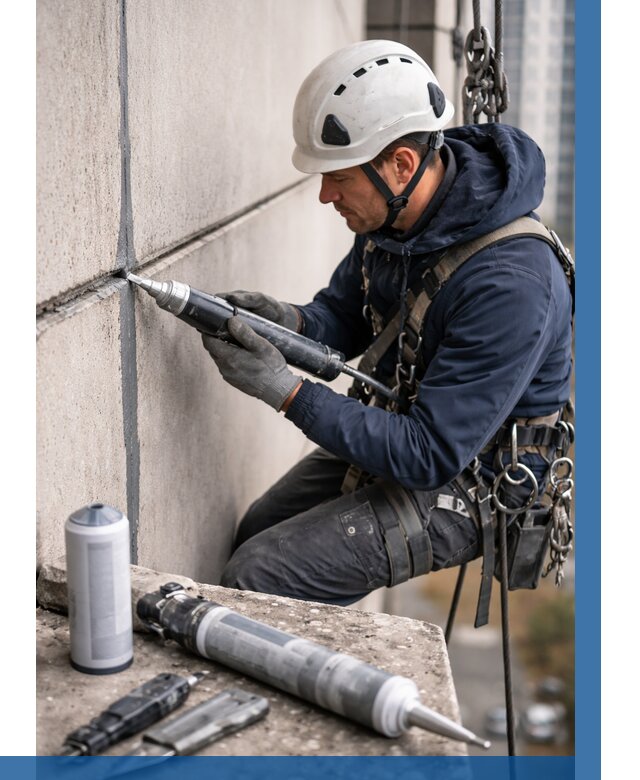 Вторичная герметизация швов в Бийске от 467 р. | ВЫСОТНИК-Бск