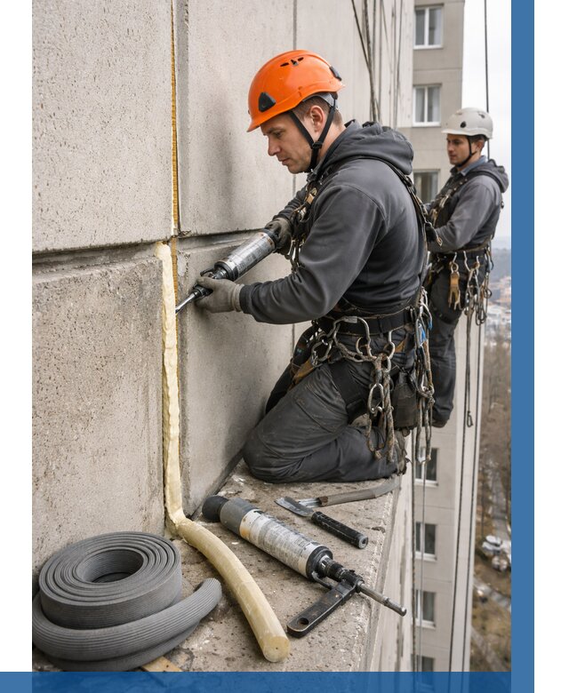 Теплый шов межпанельные швы в Бийске от 727 р. | ВЫСОТНИК-Бск