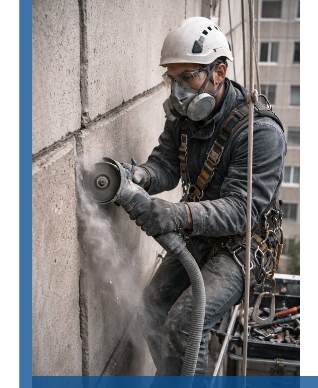 Штробление межпанельных швов в Бийске качественно и быстро