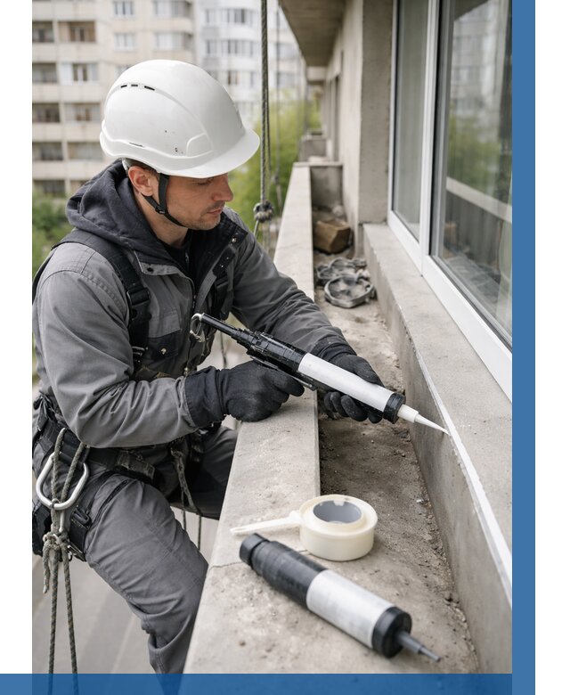 Герметизация швов лоджии в Бийске от 4674 р. | ВЫСОТНИК-Бск