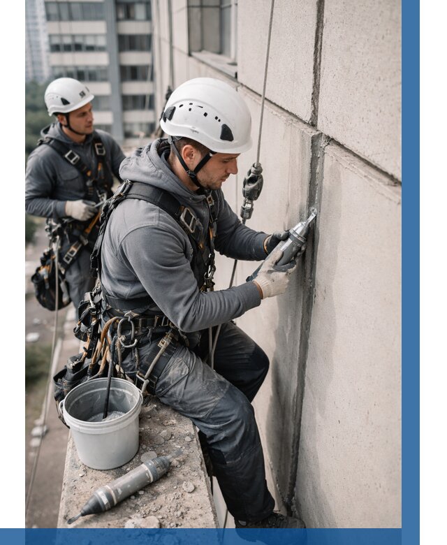 Ремонт деформационных швов здания в Бийске от 1039 р. | ВЫСОТНИК-Бск