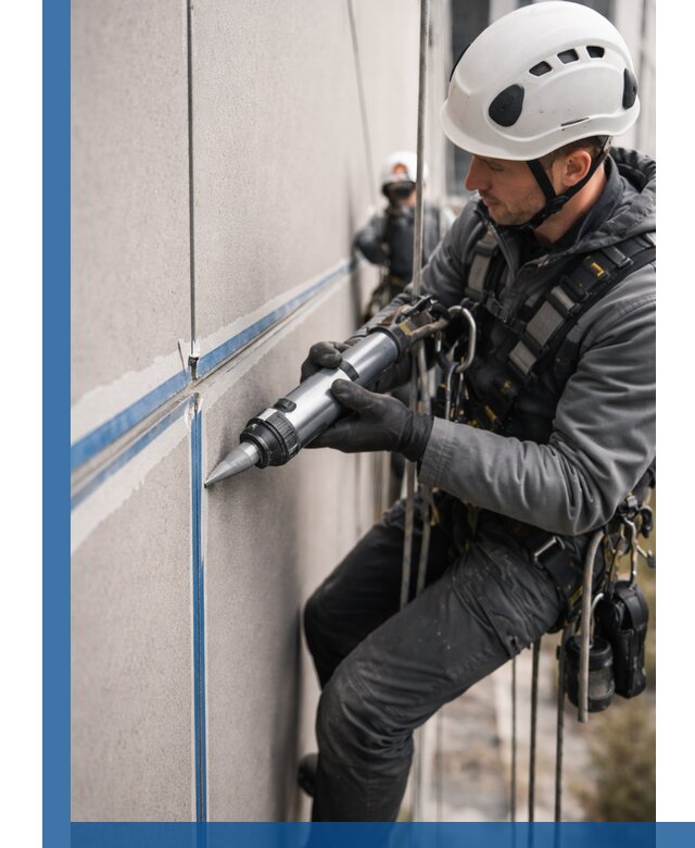 Герметизация стыков фасадных панелей в Бийске качественно и быстро