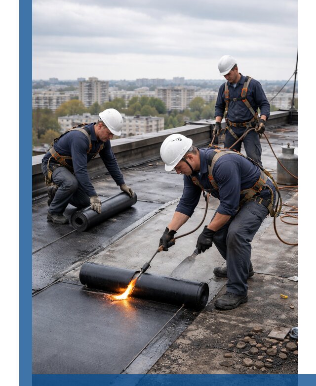 Ремонт наплавляемой кровли в Бийске качественно и надежно