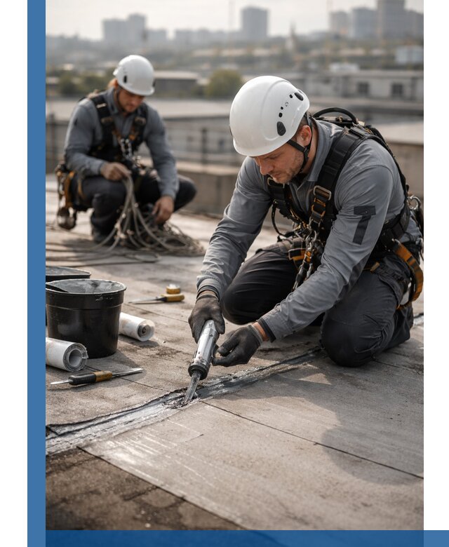 Аварийное и капитальное устранение протечек кровли в Бийске