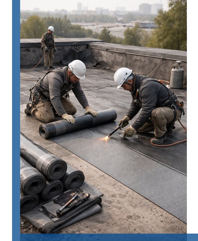 Монтаж мягкой кровли в Бийске профессионально и надежно