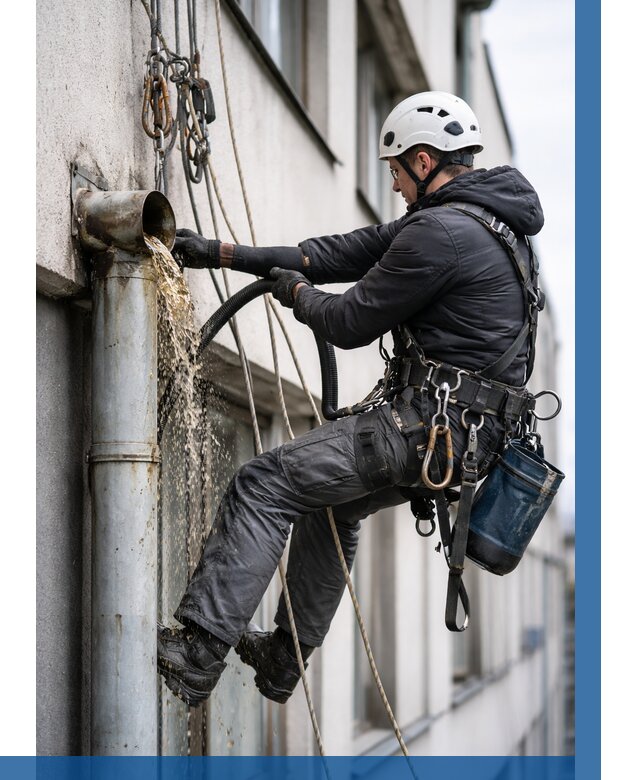 Прочистка водосточных труб в Бийске от 3635 р. | ВЫСОТНИК-Бск