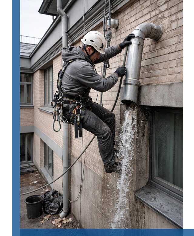 Профессиональная прочистка водосточных труб в Бийске с гарантией