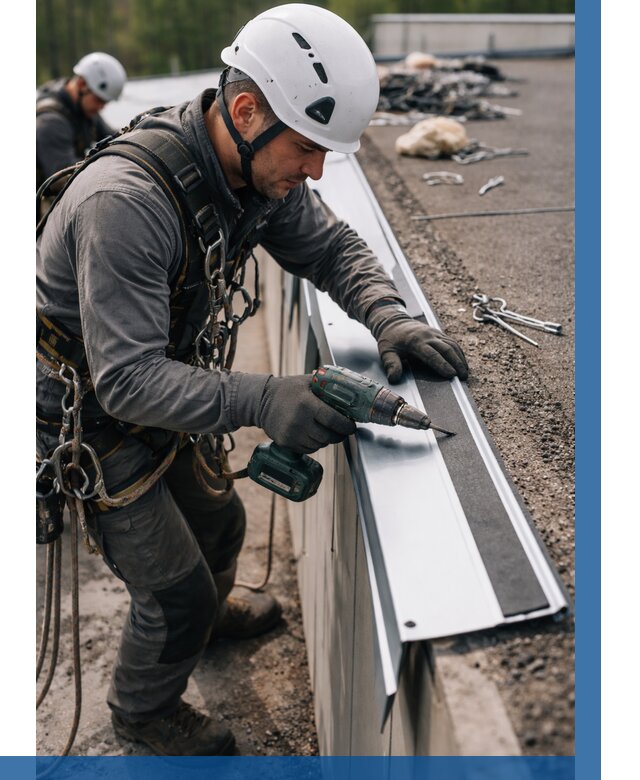 Монтаж капельника на кровле в Бийске от 312 р. | ВЫСОТНИК-Бск