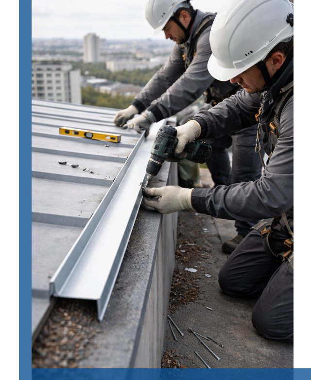 Монтаж капельника на кровле в Бийске с гарантией качества
