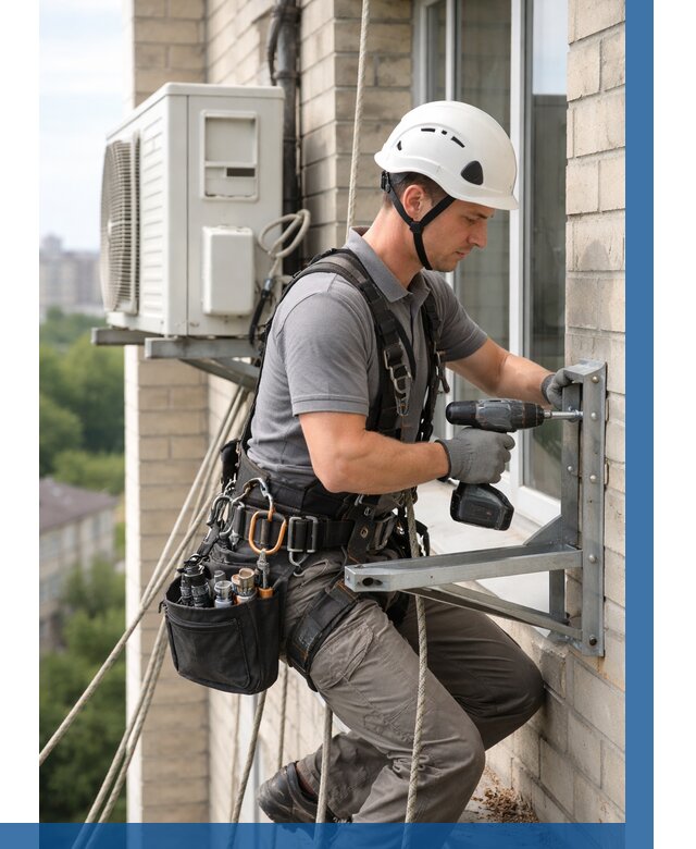 Установка кронштейнов кондиционера в Бийске от 3635 р. | ВЫСОТНИК-Бск