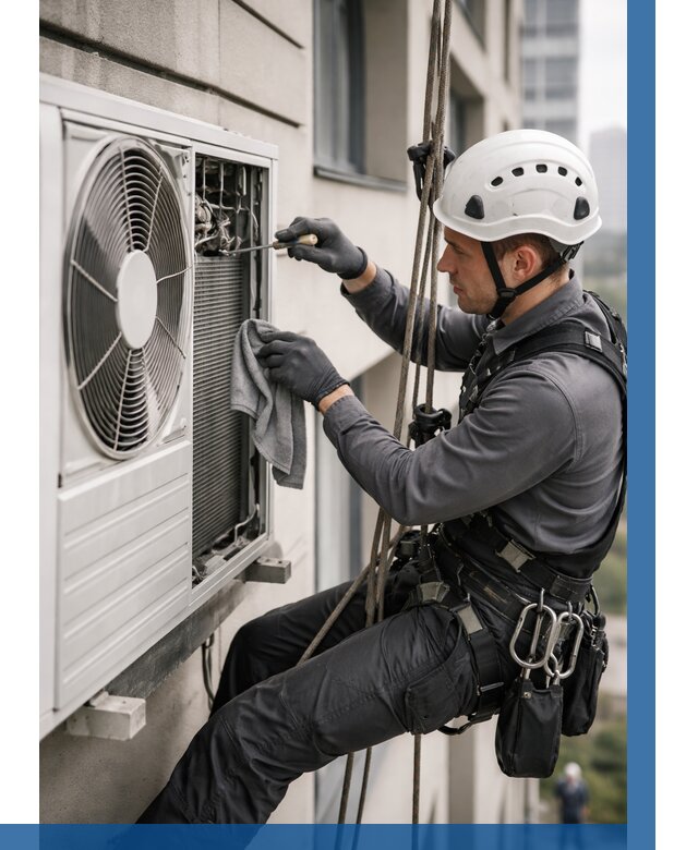 Обслуживание внешнего блока кондиционера в Бийске от 2804 р.ВЫСОТНИК-Бск