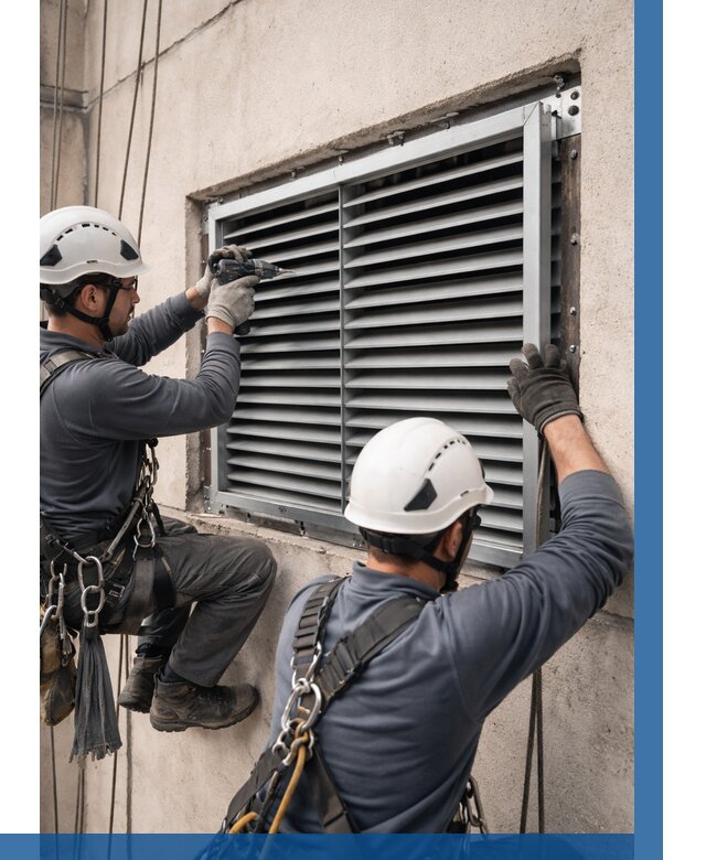 Монтаж вентиляционных решеток в Бийске от 4674 р. | ВЫСОТНИК-Бск