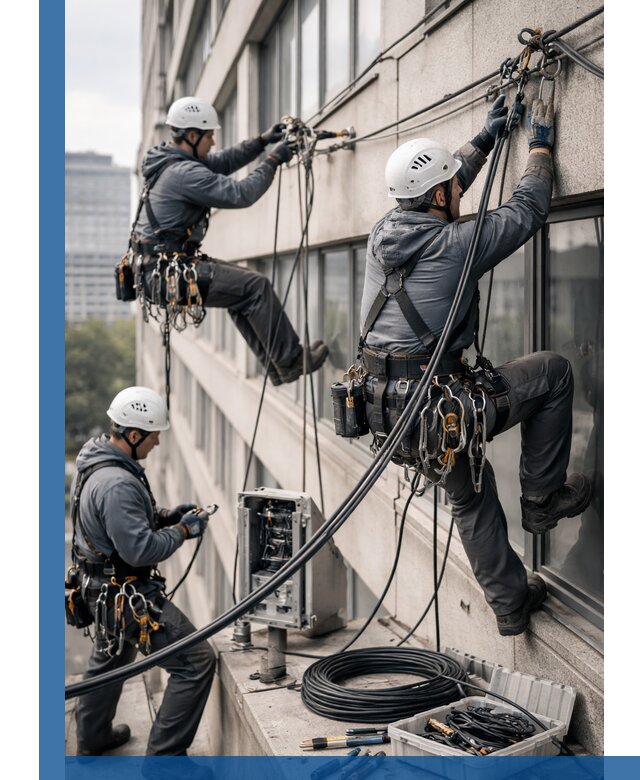 Прокладка оптоволоконного кабеля в Бийске под ключ с тестированием