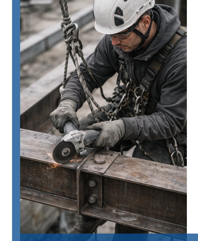 Резка металла на высоте в Бийске для зданий и конструкций