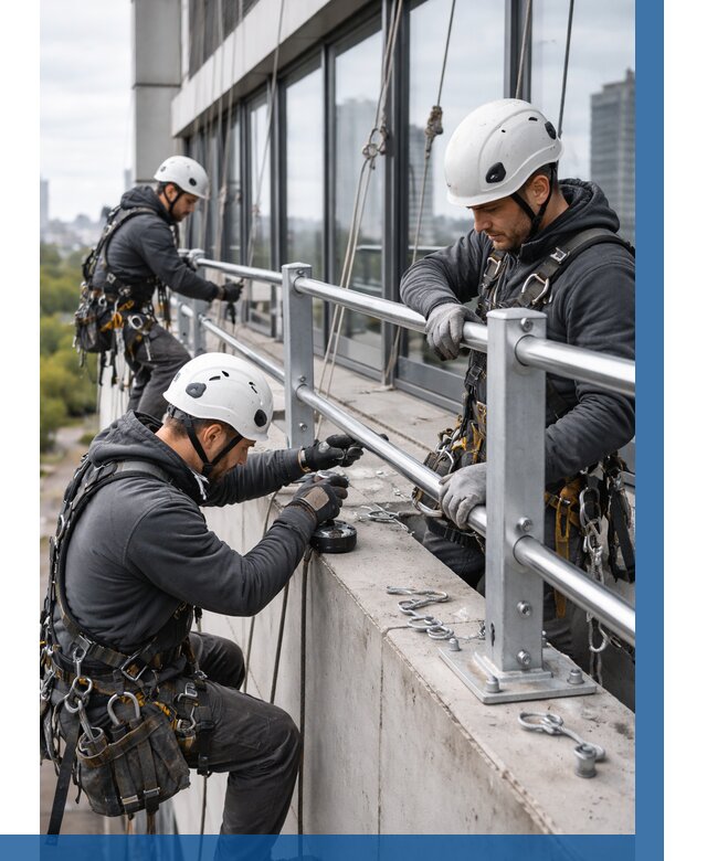 Монтаж ограждений на высоте в Бийске, от 1246 р. | ВЫСОТНИК-Бск