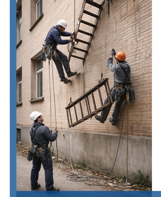 Демонтаж пожарной лестницы в Бийске быстро и безопасно