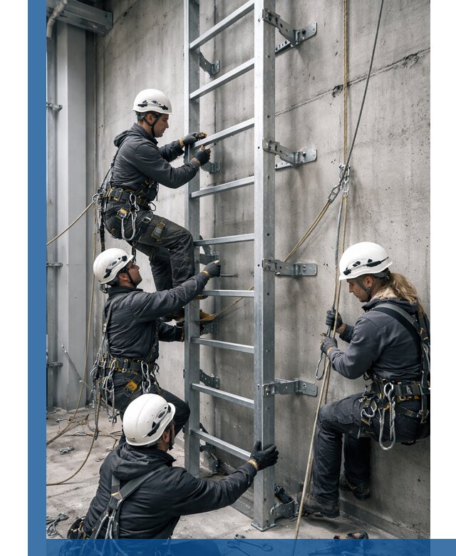 Монтаж металлических лестниц в Бийске под ключ со гарантией