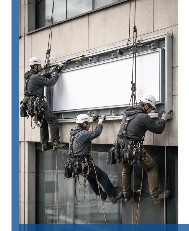 Профессиональный монтаж светового короба под ключ в Бийске