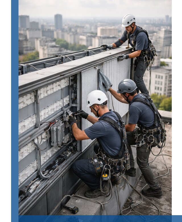 Профессиональное обслуживание крышной рекламы в Бийске под ключ