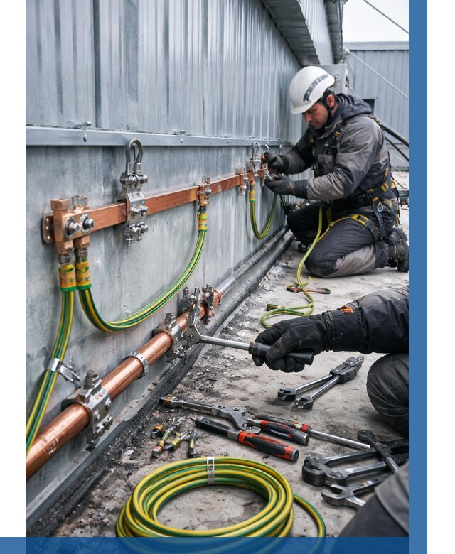 Монтаж заземления здания в Бийске от 25968 р. | ВЫСОТНИК-Бск