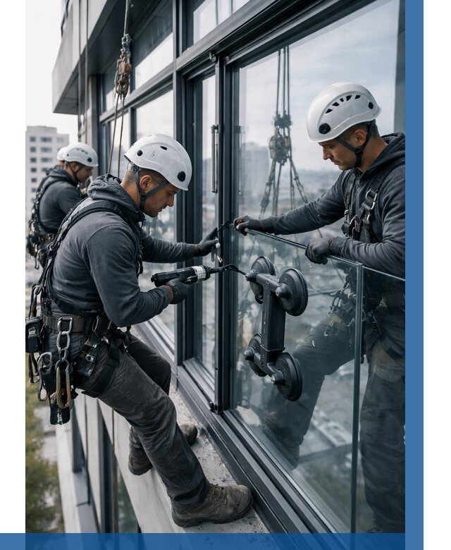 Витражное остекление зданий в Бийске от 3635 р. | ВЫСОТНИК-Бск