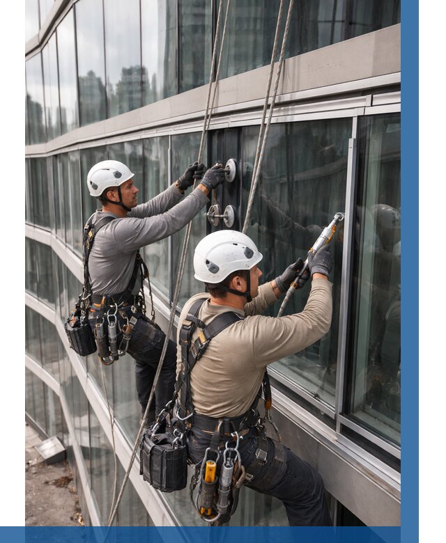 Радиусное остекление фасада в Бийске от 12464 р. | ВЫСОТНИК-Бск