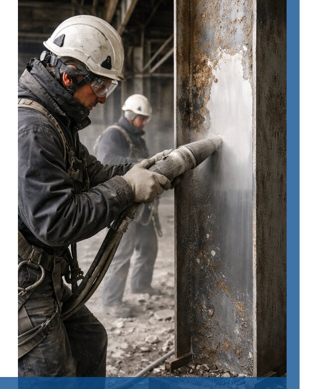 Удаление старой краски с металла в Бийске от 467 р. | ВЫСОТНИК-Бск