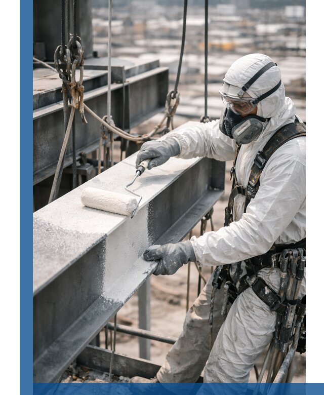 Профессиональная огнезащитная обработка металлоконструкций в Бийске