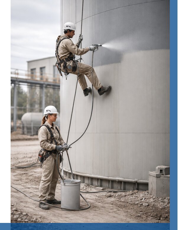 Покраска резервуаров в Бийске от 1246 р. | ВЫСОТНИК-Бск — заказать