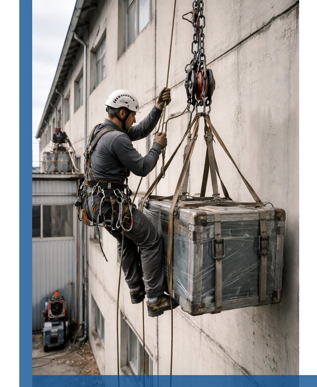 Подъем грузов на высоту в Бийске для промышленных объектов