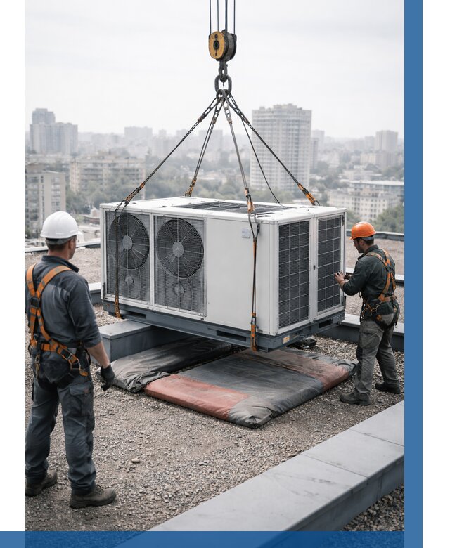 Подъем груза на крышу в Бийске от 5194 р. | ВЫСОТНИК-Бск заказать