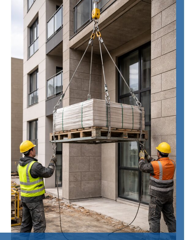 Подъем керамогранита на этаж в Бийске от 3635 р. | ВЫСОТНИК-Бск