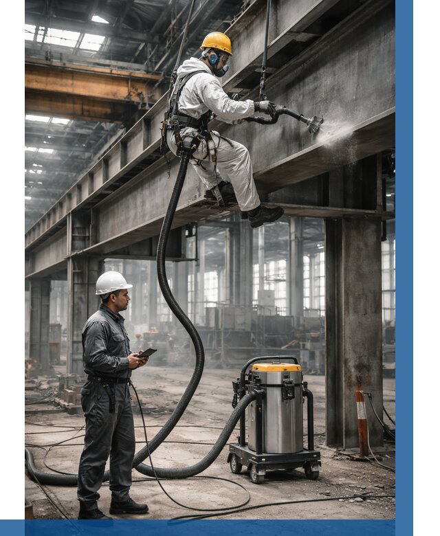 Обеспыливание конструкций в цехе в Бийске от 4363 р. | ВЫСОТНИК-Бск