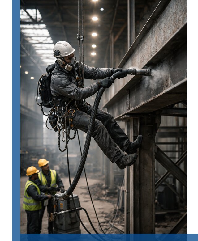 Обеспыливание конструкций в цехах промышленного производства в Бийске