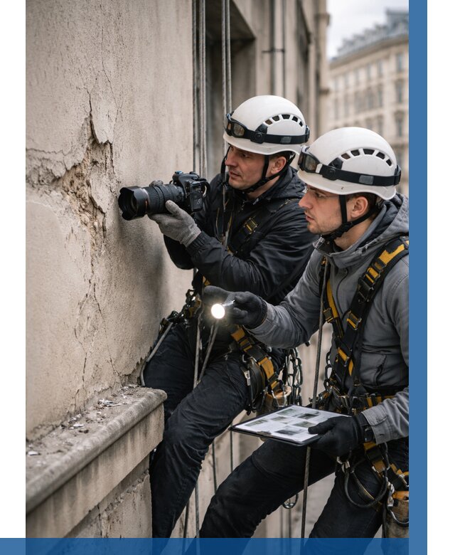 Фотофиксация дефектов фасада в Бийске от 4674 р. | ВЫСОТНИК-Бск